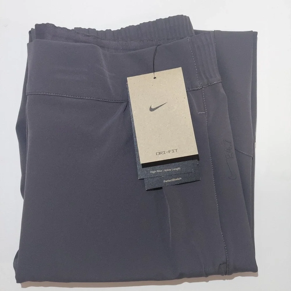 $115 Nike Women's Size S 24.7 Perfect Stretch High-Waisted Barrel-Leg Pants - Picture 5 of 6